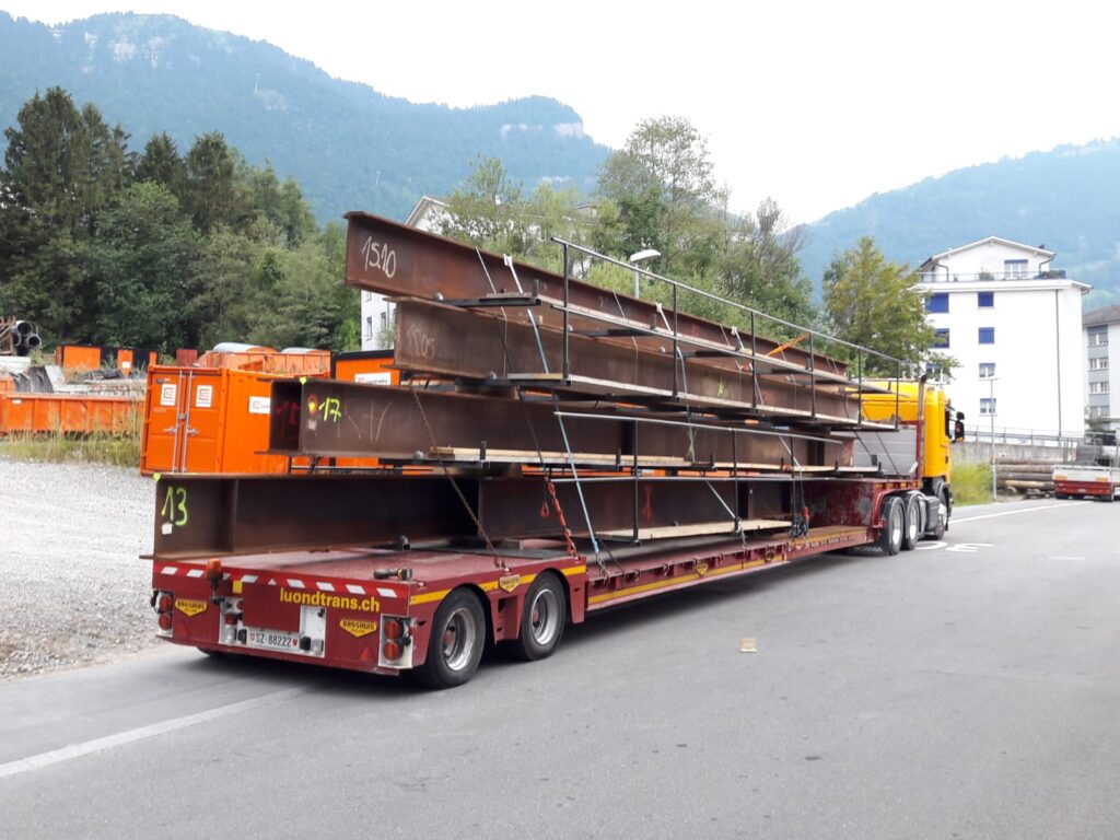 Kaufmann AG, Träger für Hänikurve Goldau