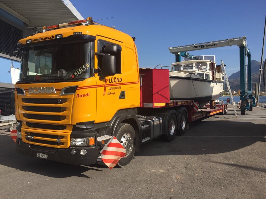 Marina Fallenbach, Boottransport